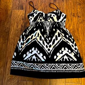 Aztec/animal style print dress